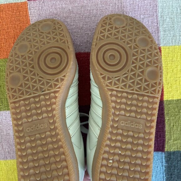 Adidas Samba OG "Beige/White/Gum" Sneaker Size 7.5 - Picture 6 of 7
